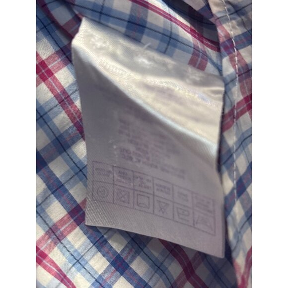 Jeremy Argyle NYC Mens Plaid Button-Down Long Sleeve Shirt M 100% Cotton - Picture 4 of 11